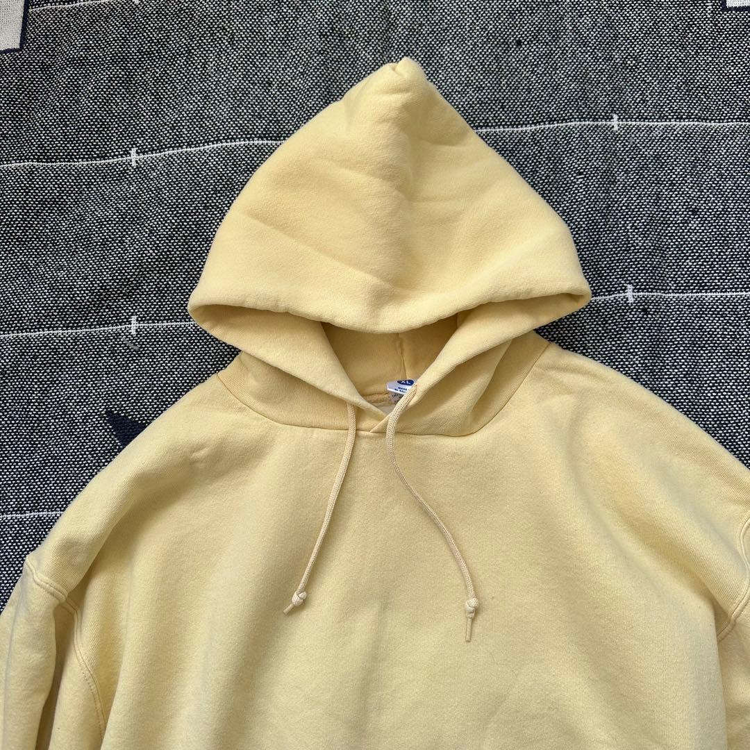トップス 00s Russel Athletic Hoodie y2k 90s lemon