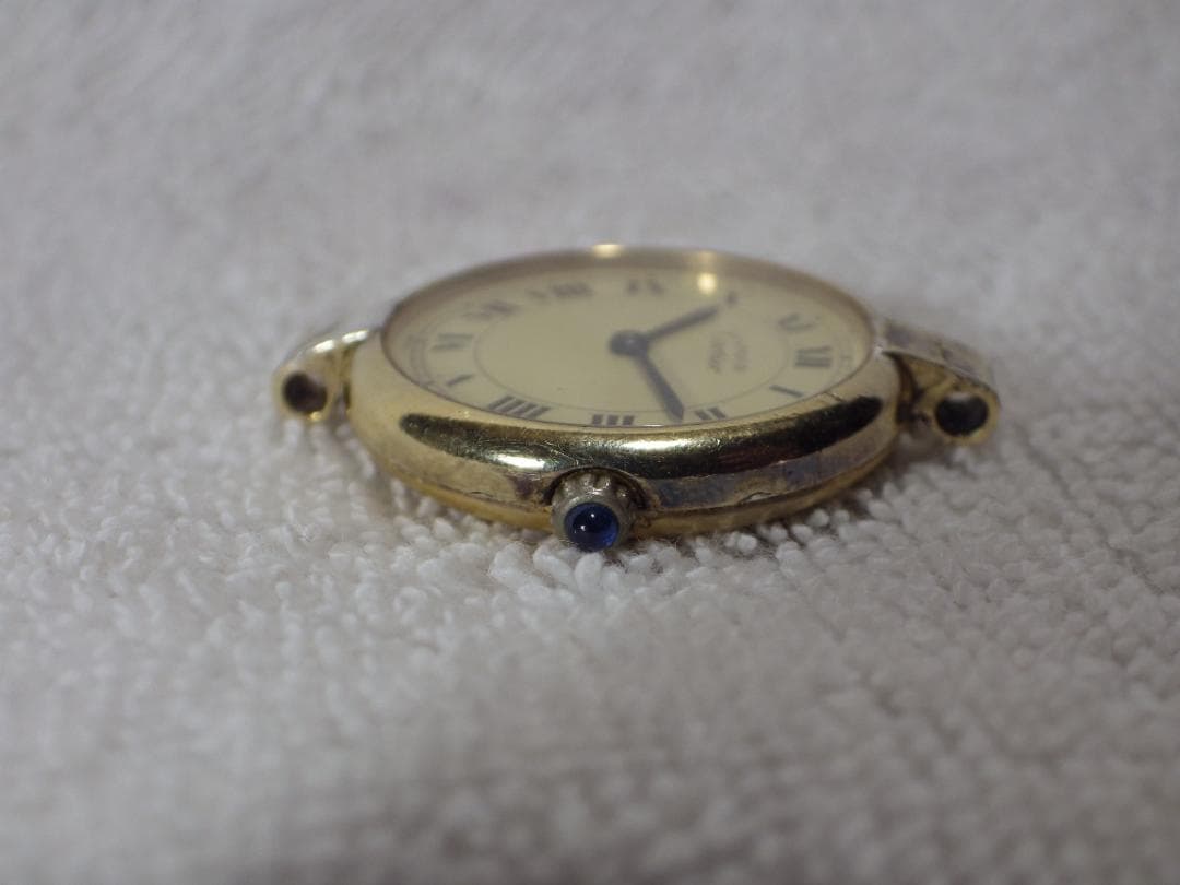 Cartier Cal.81女性用ジャンク時計・電池交換済み・OH必要・修理必要