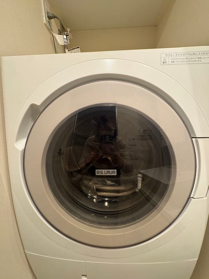 ドラム式洗濯機本体　日立BD-STX120HR(W)