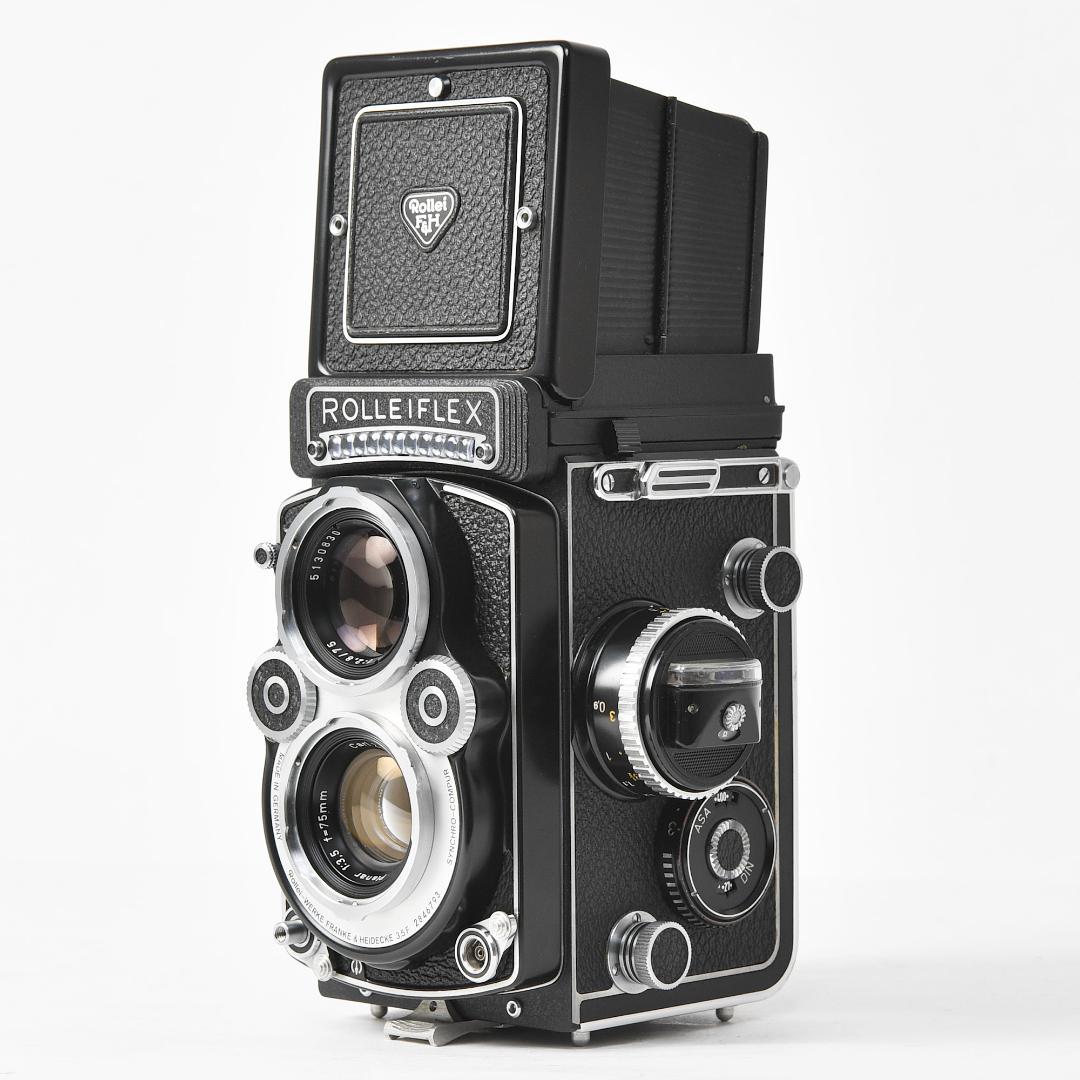 オーバーホール済 ROLLEIFLEX Planar f3.5 ホワイトフェイス