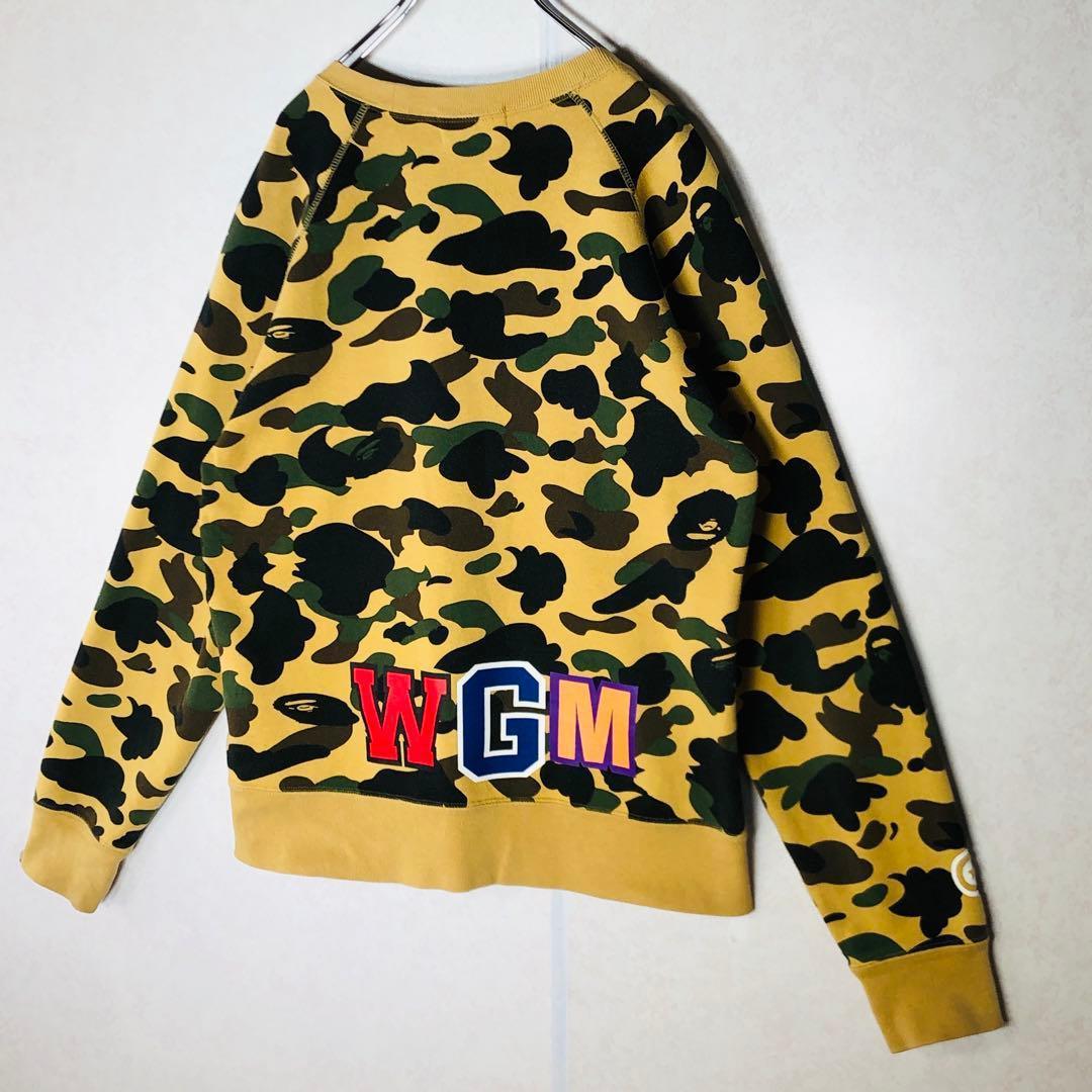 【人気デザイン】アベイシングエイプ シャークスウェット サルカモ Mサイズ