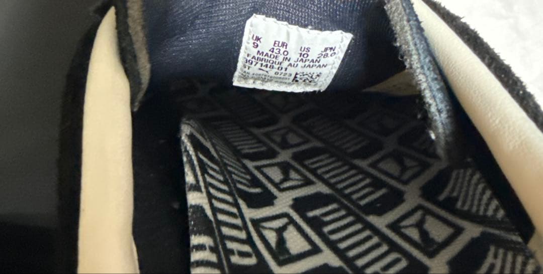 Puma suede MIJ Tomorrowland別注　ブラックアウト