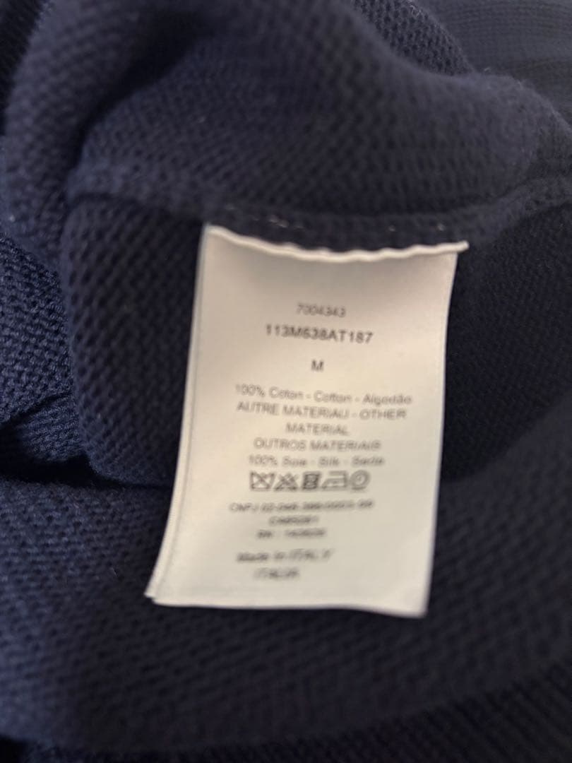 Dior オブリーク　ネイビー ニットセーター