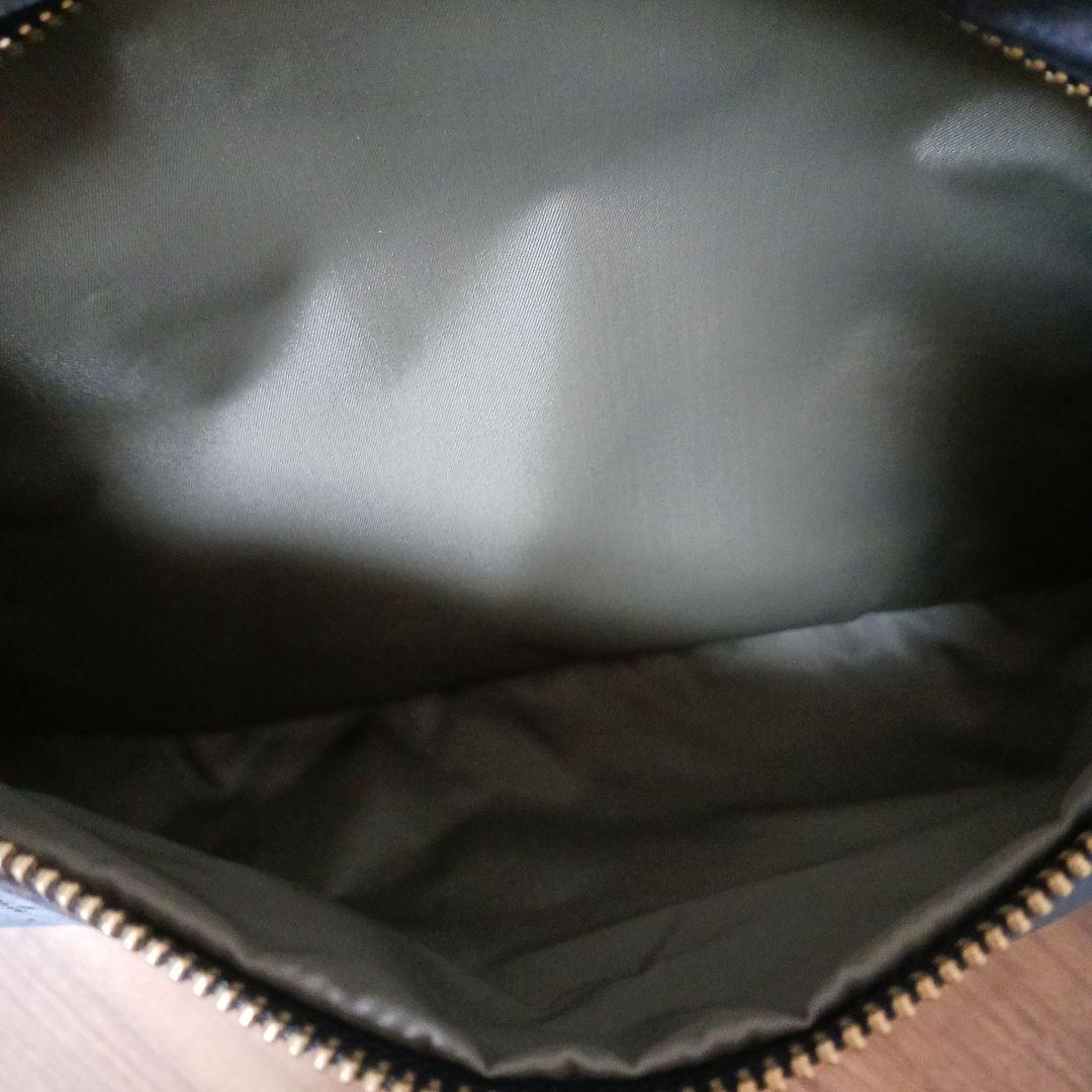 2417　ラシット　2wayボストンバッグ　グレーネイビー　ほぼ未使用