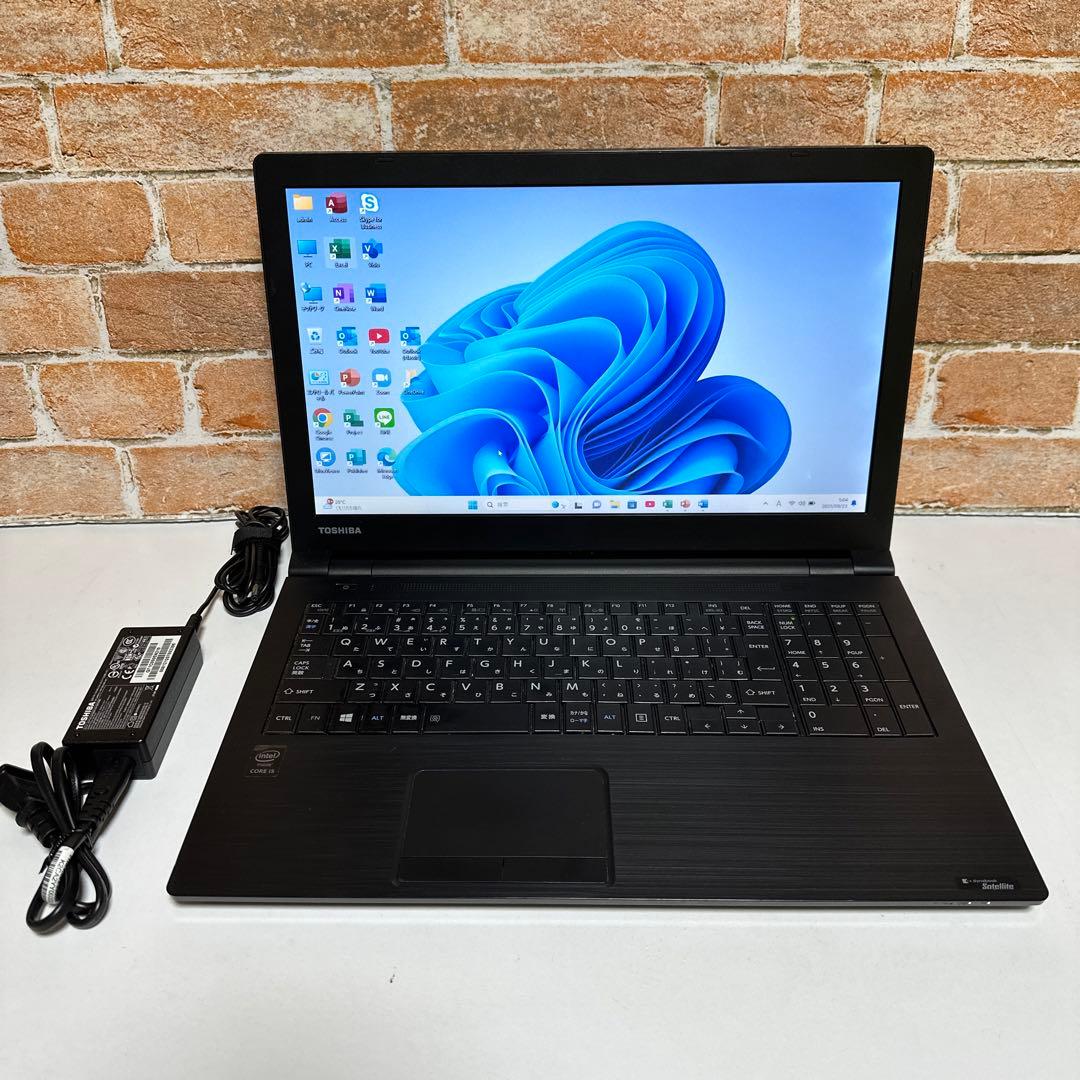 TOSHIBAノート PC Core i5 高速起動SSD オフィス2024年付