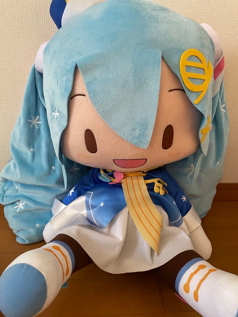 初音ミク どでかジャンボぬいぐるみ 雪ミク2020