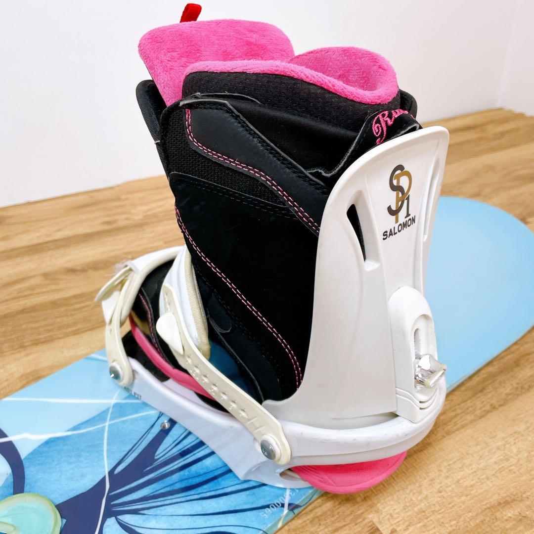 レディース　スノーボード　3点セット　BURTON バートン　サロモン　147
