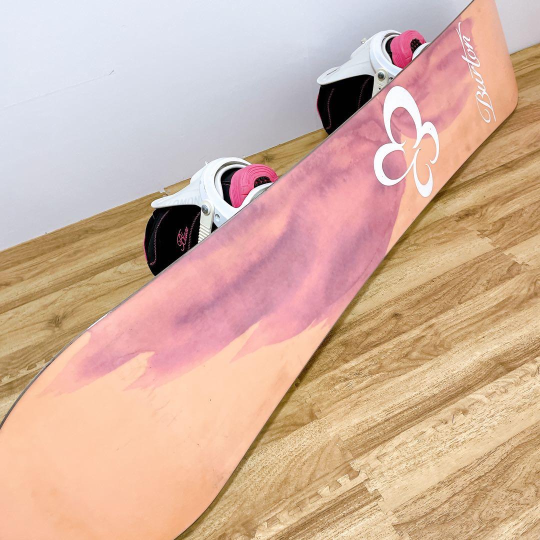 レディース　スノーボード　3点セット　BURTON バートン　サロモン　147