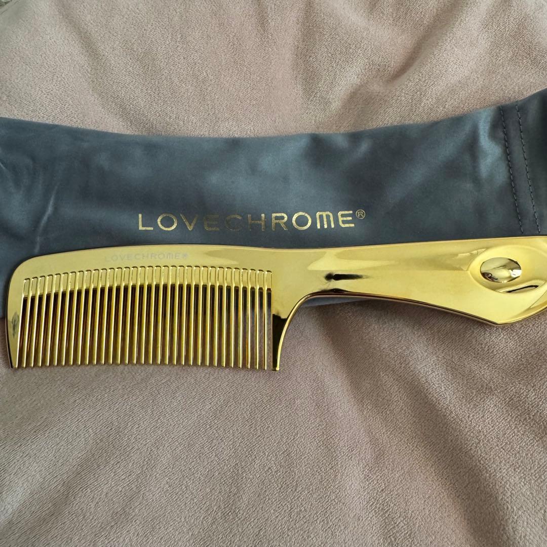 LOVECHROME テツキゴールドコーム ポーチ付き