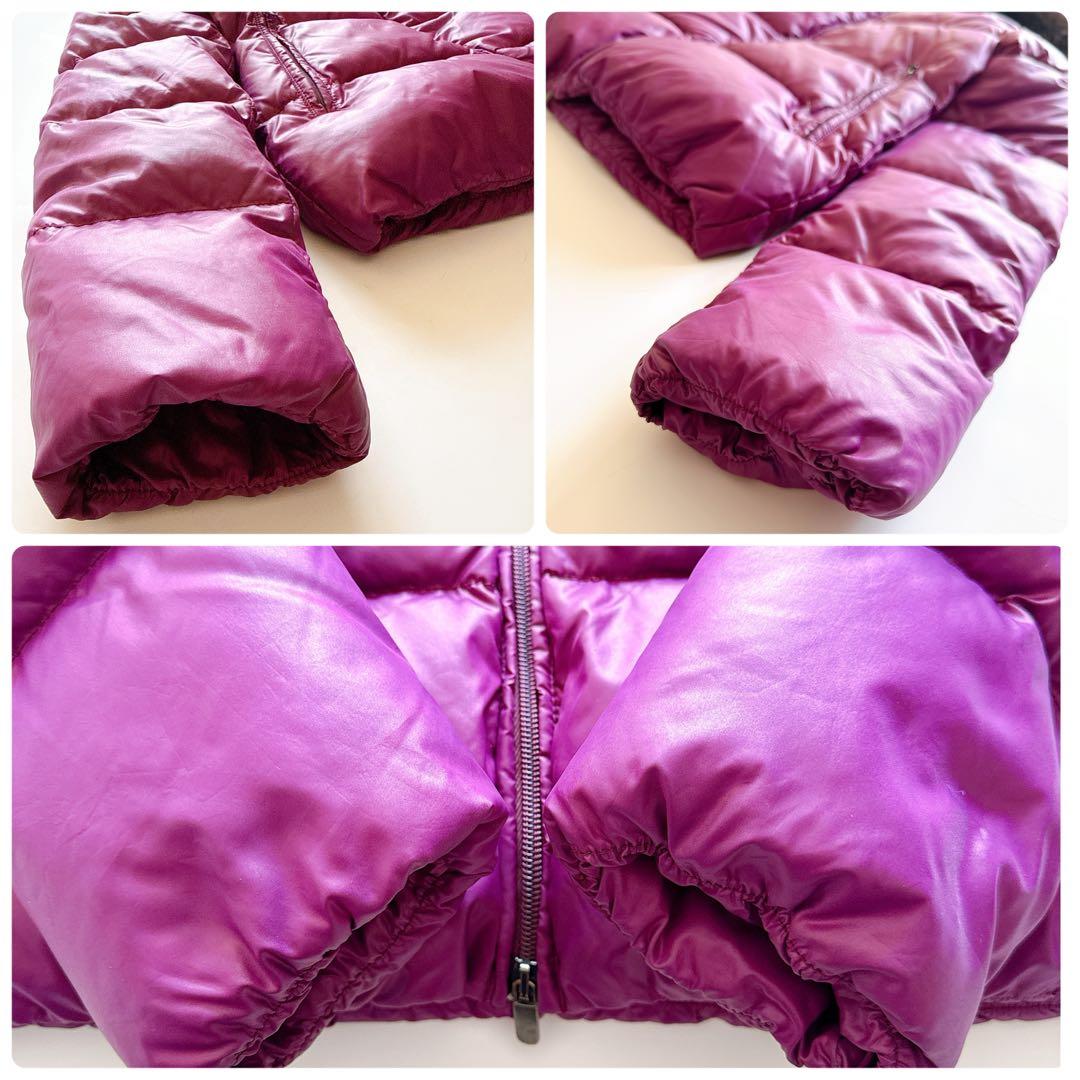 ラクーンファー✨️DUVETICA ダウンジャケット パープル ショート丈 38