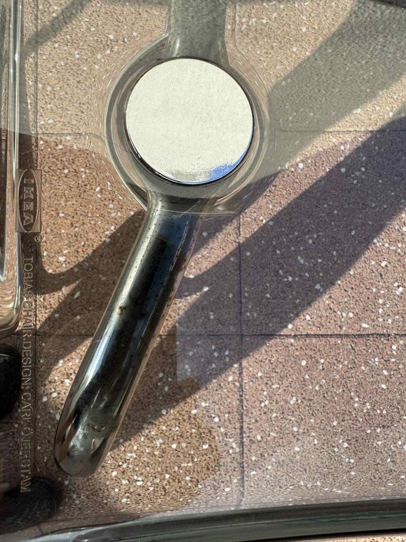 IKEA TOBIAS トービアス チェア スモークグレー 透明 クリアモダン