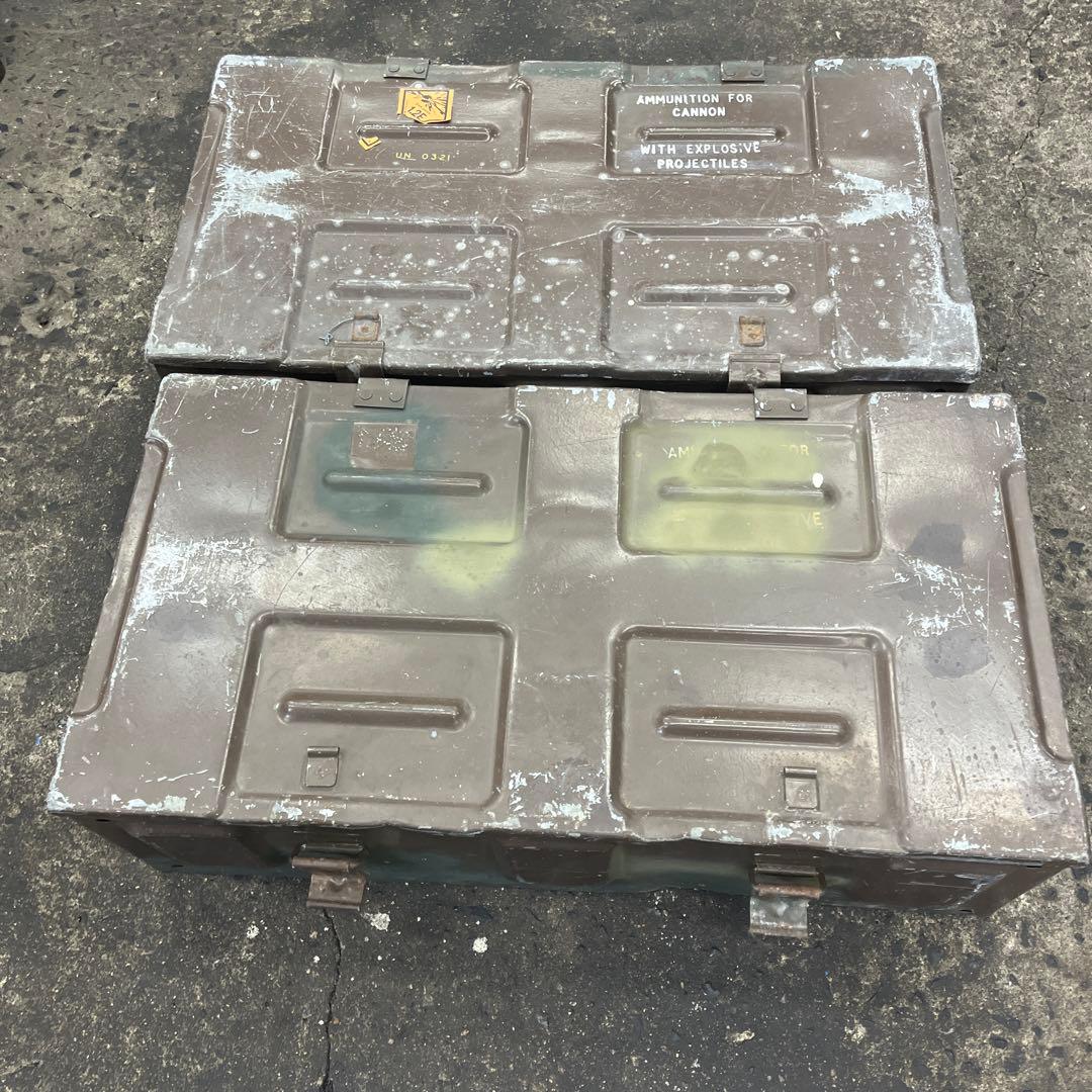 ミリタリー 金属製収納ボックス　アンモボックス