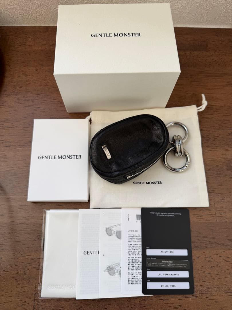 【完売品】GENTLE MONSTER MATINY BR3折りたたみサングラス