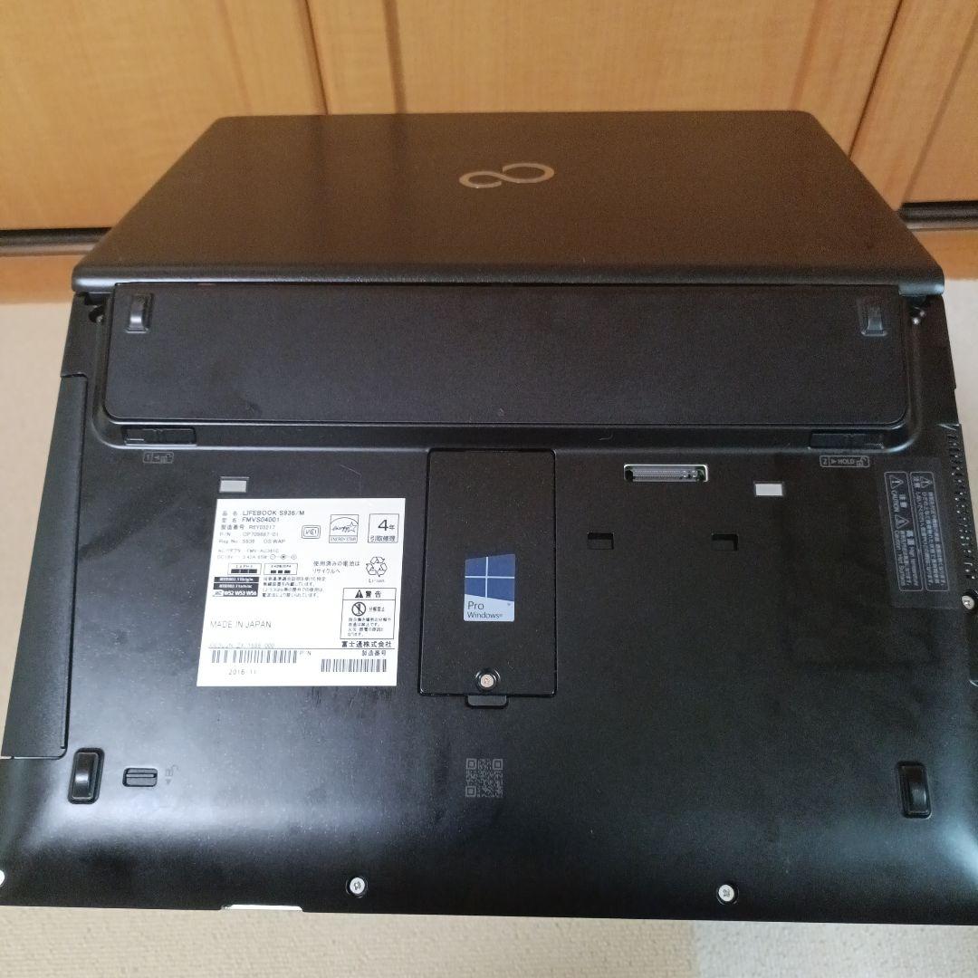 Windowsノート本体 FUJITSU S936 Core i5 6300U/12GB/SSD512G