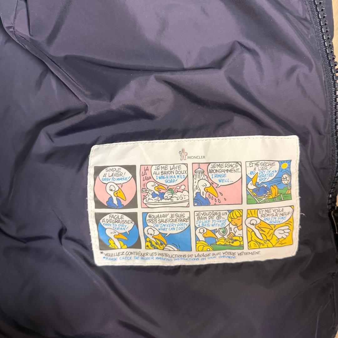 【定価40万⭐️レアサイズ3⭐️】モンクレールクルーニーダウンジャケットネイビー