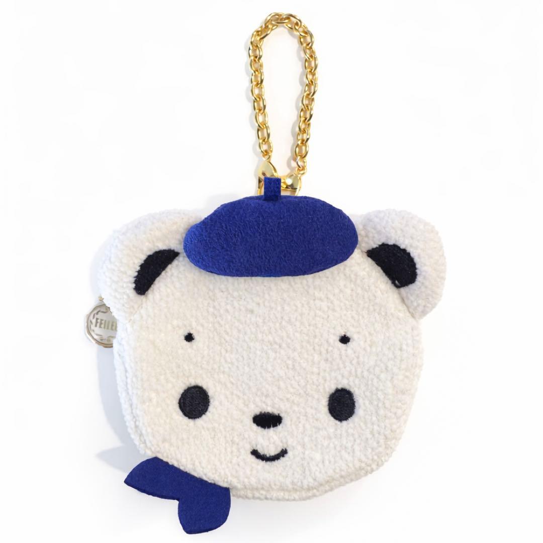 ファミリア×フェイラー 第2弾コラボ チャームポーチ(ファミちゃん) 青