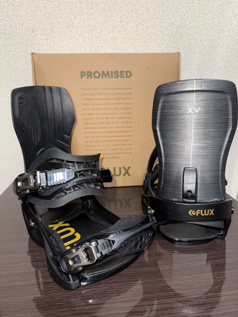 【美品】FLUX XV スノーボード ビンディング ブラック