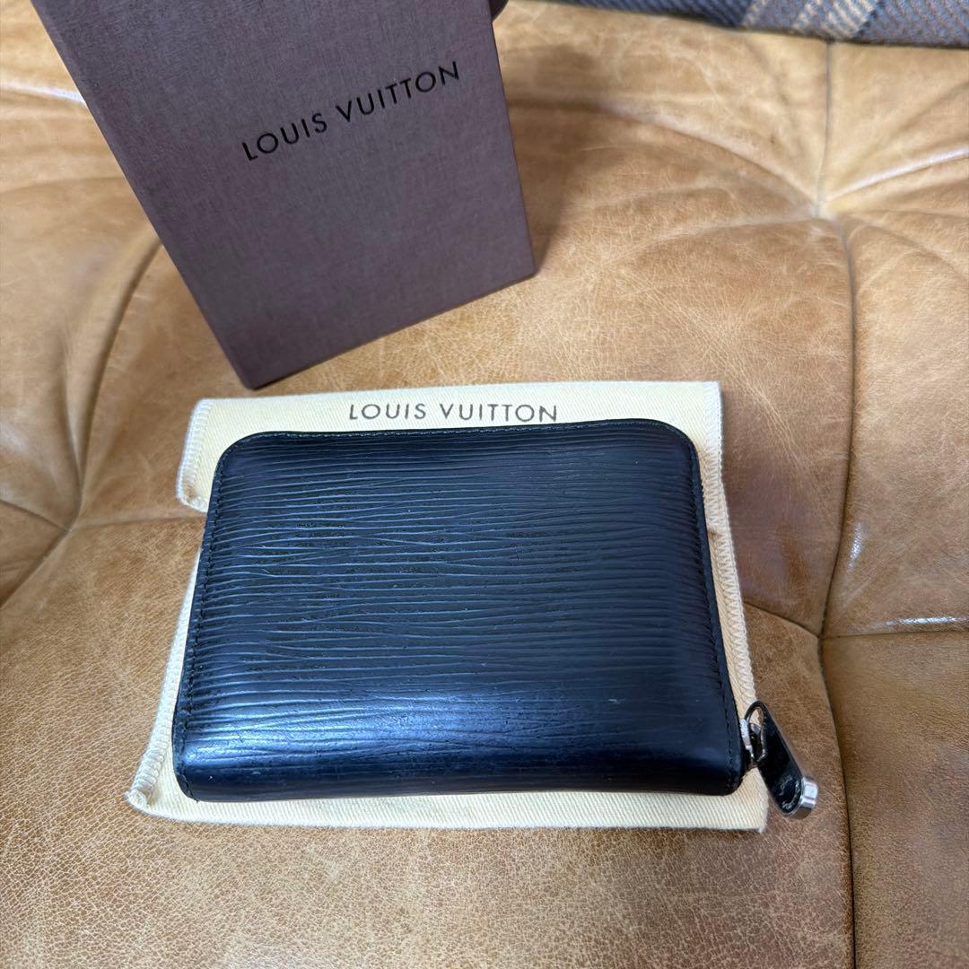 ルイヴィトン　LOUIS VUITTON エピ　黒 レザー ケース