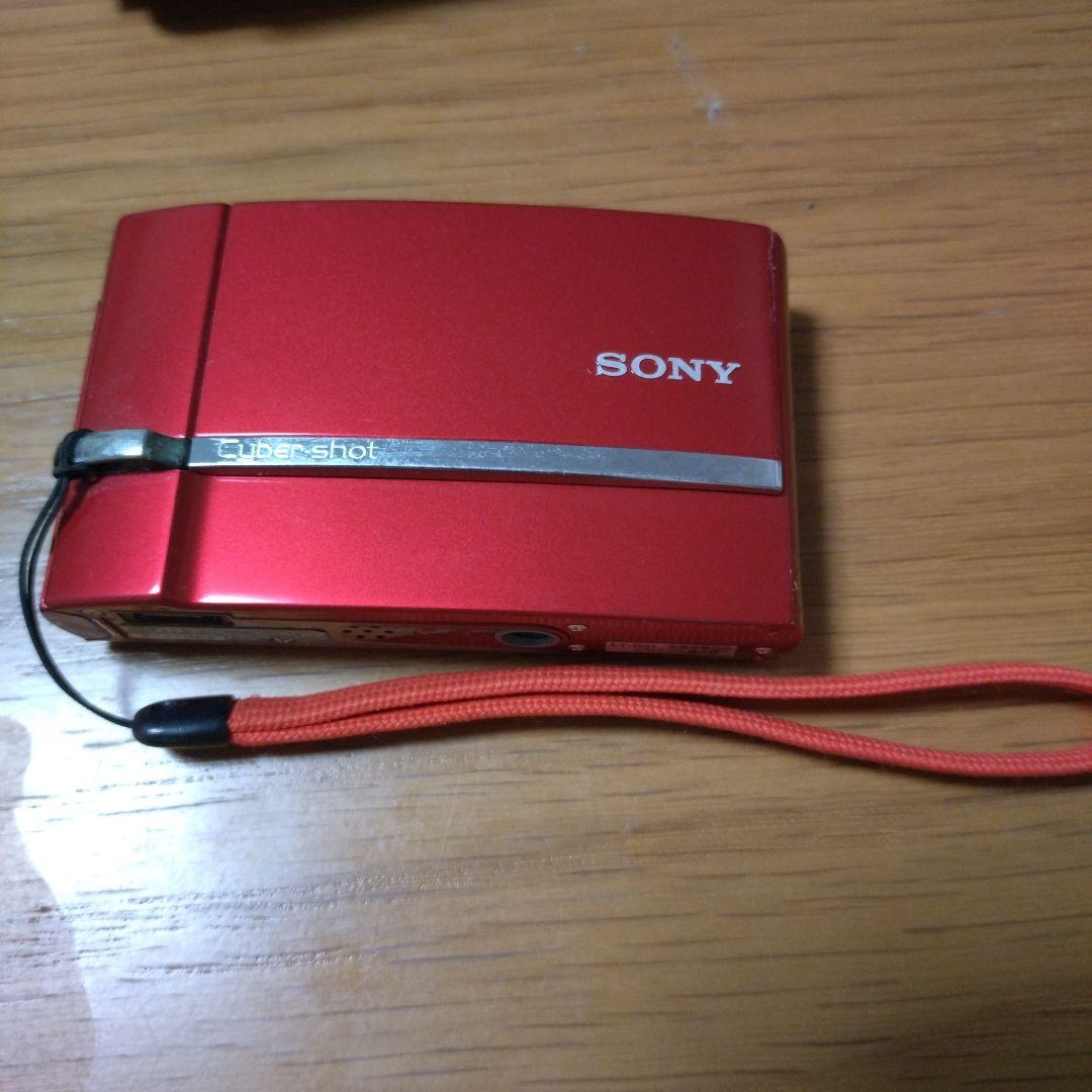 SONY Cyber-shot レッド コンパクトデジタルカメラ