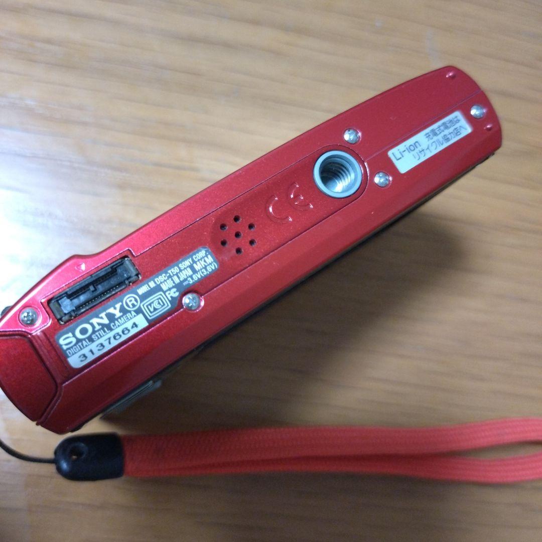 SONY Cyber-shot レッド コンパクトデジタルカメラ