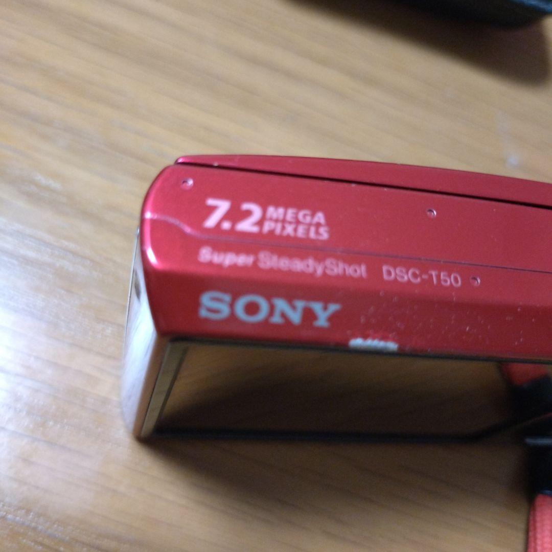 SONY Cyber-shot レッド コンパクトデジタルカメラ