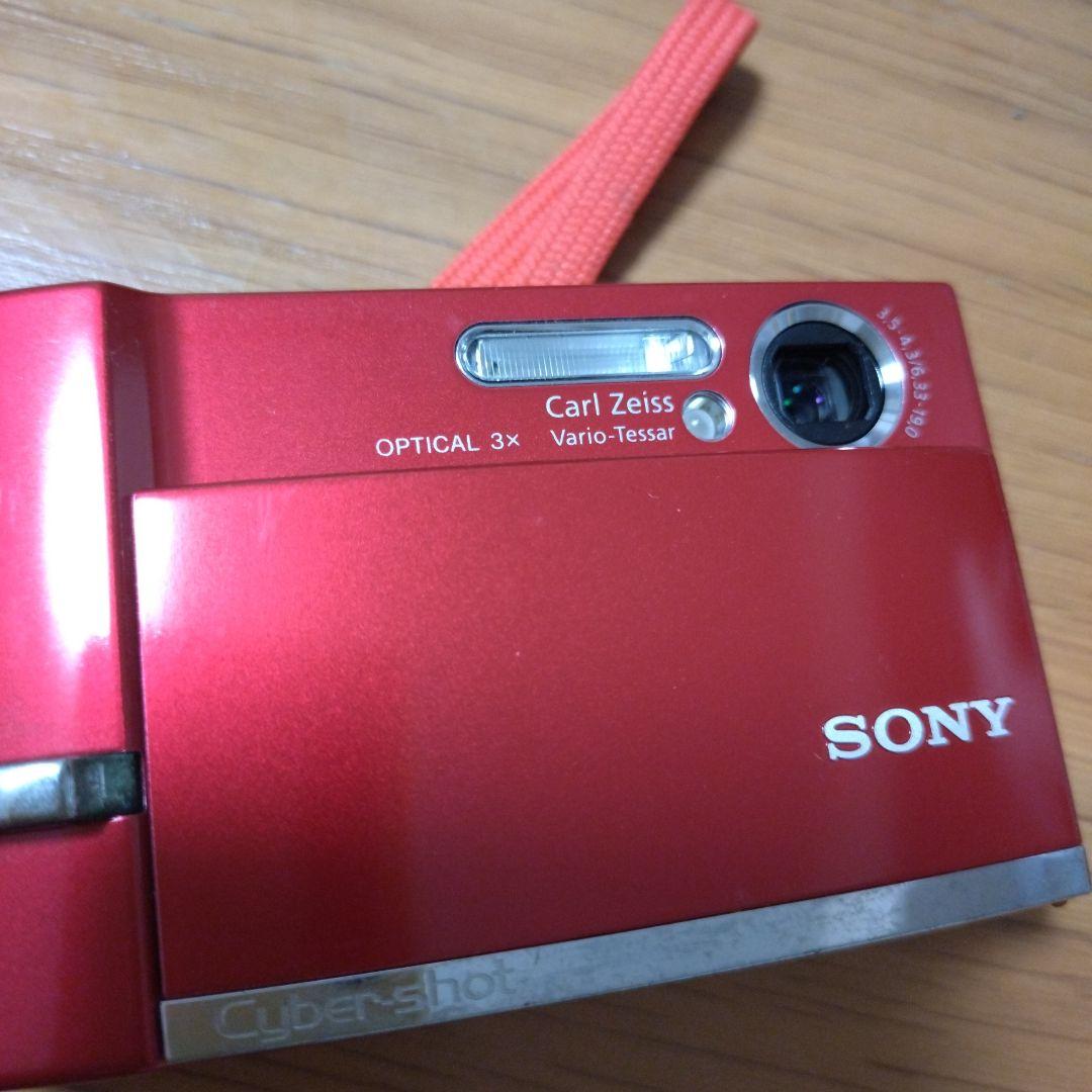 SONY Cyber-shot レッド コンパクトデジタルカメラ