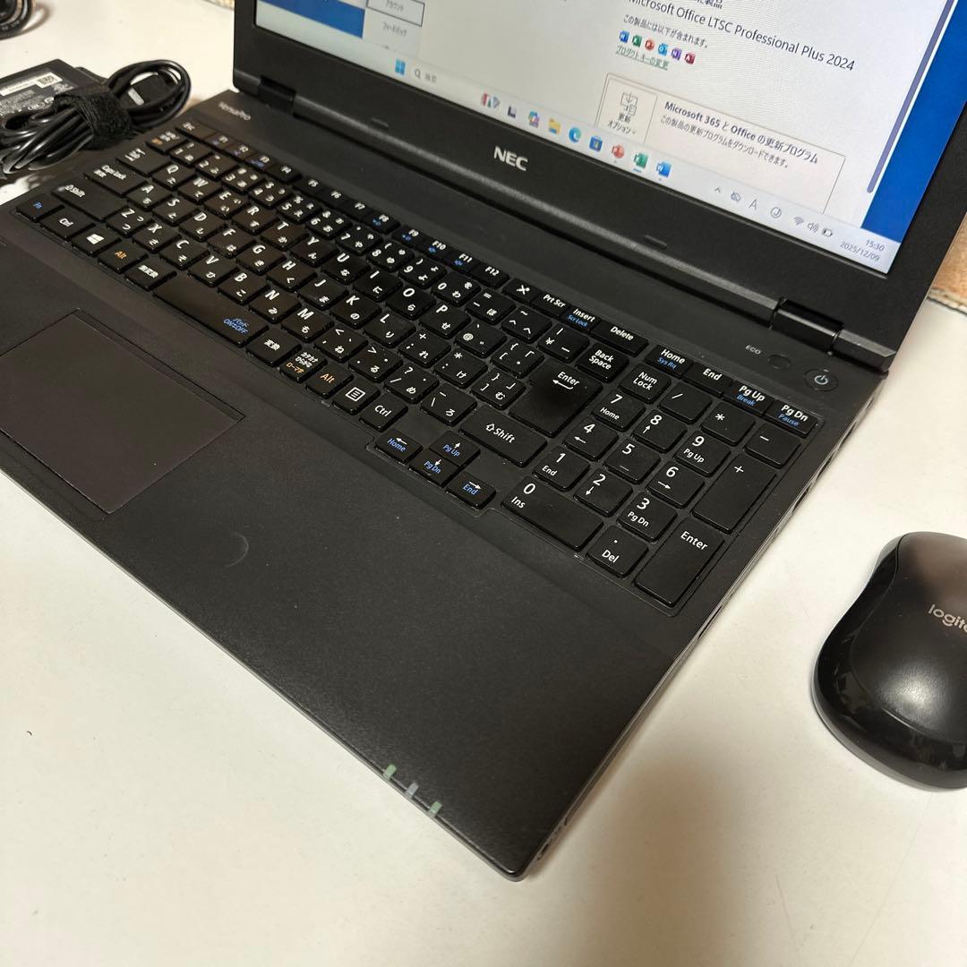 NECノート PC SSDサクサク起動メモリ8GB Windows11オフィス付