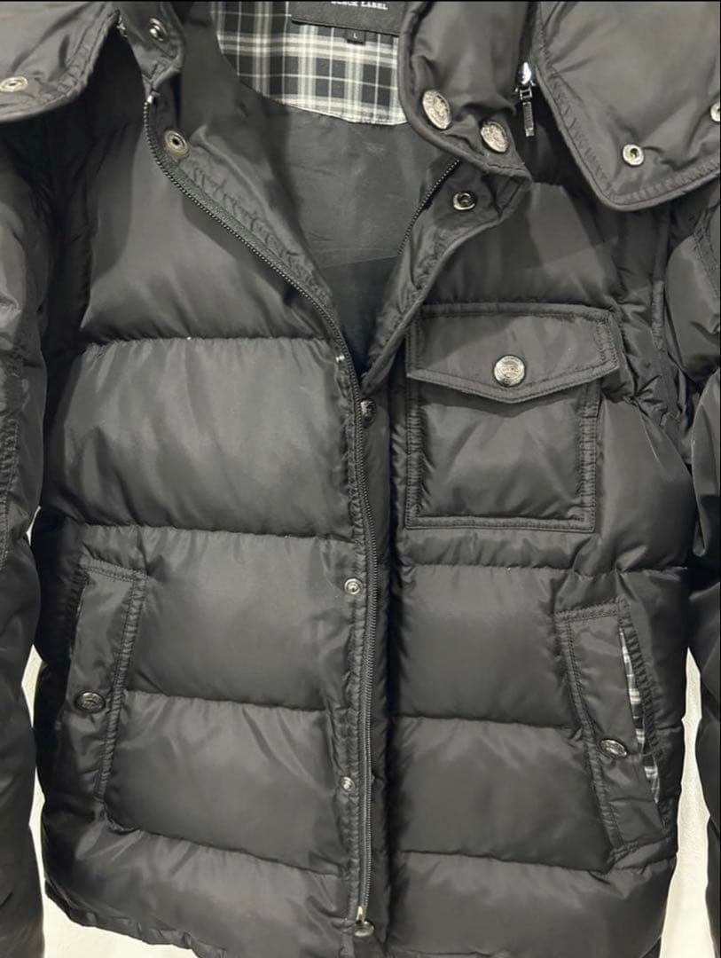 バーバリーブラックレーベル 6way フォックスファー ダウン 多機能　短丈