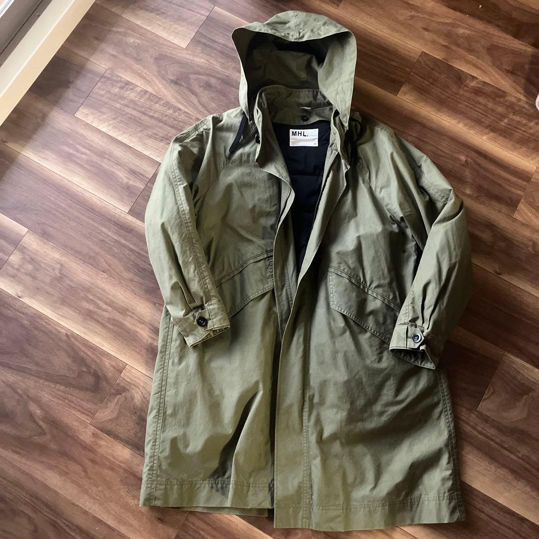 ゴ*ん様 MHL ダウンライナー付きモッズコート　M ライナー・フード取り外し可