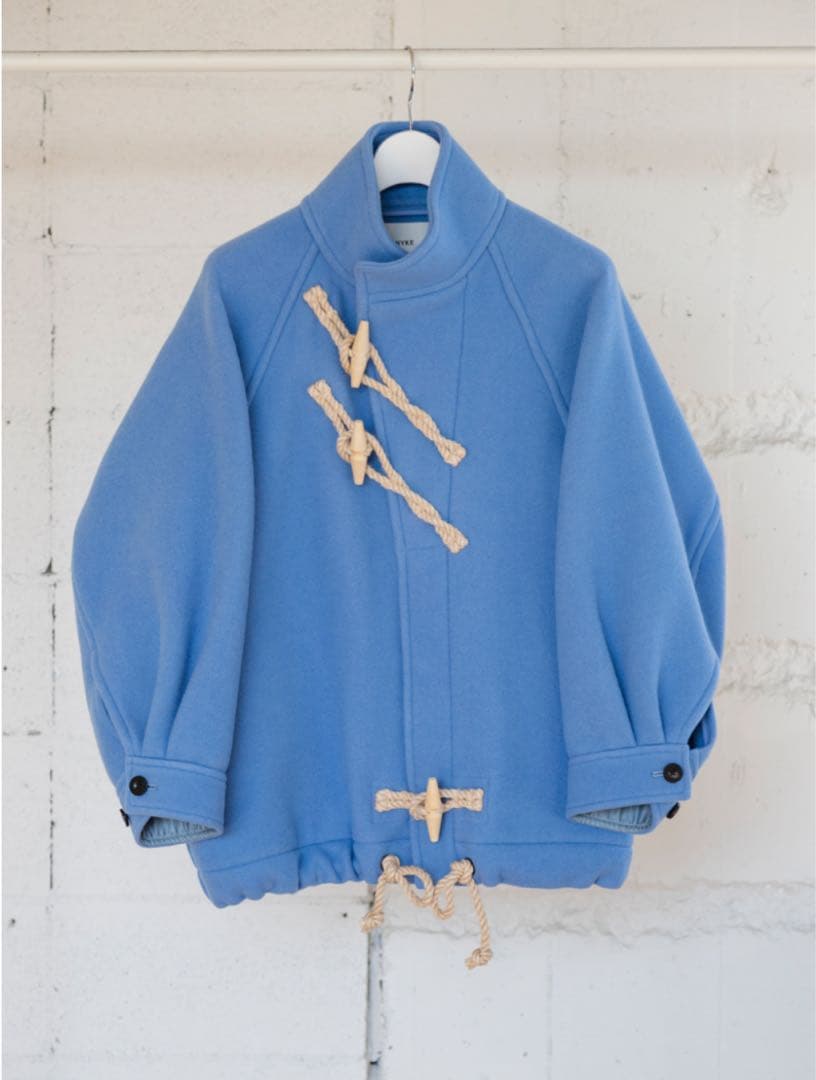 新品 伊勢丹新宿別注 HYKE DOUBLE FACE DUFFLEJACKET