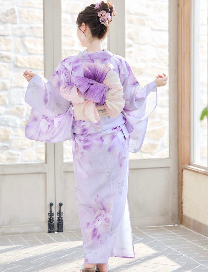 Sugar シュガー グラデーション浴衣【3点セット 浴衣/帯/下駄】