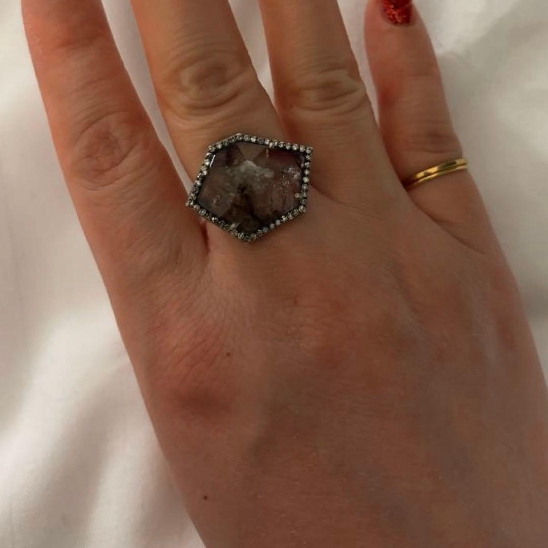 Adlin Hue リング アメシストエレクチャル