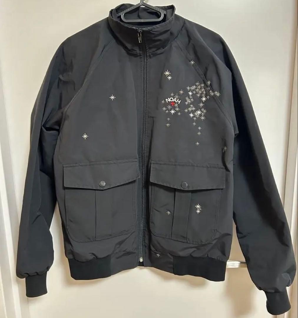 NOAH ブラックナイロンジャケット Sサイズ