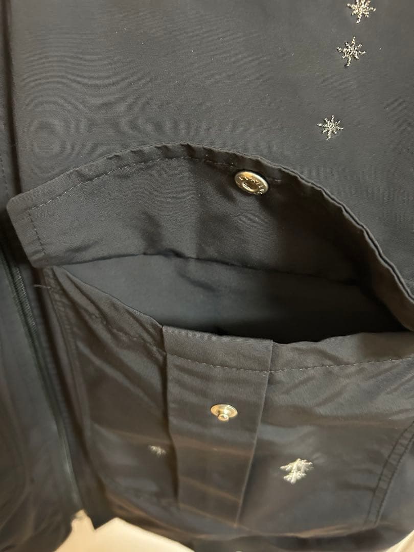 NOAH ブラックナイロンジャケット Sサイズ