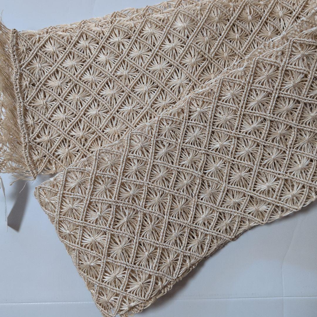 権田屋源兵衛芭蕉通風半幅帯 新品未使用