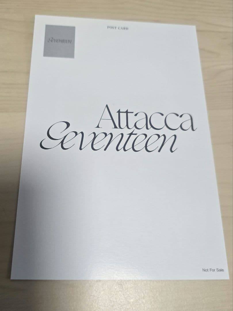 希少 attacca ジョンハン 渋谷 限定特典 ポストカード
