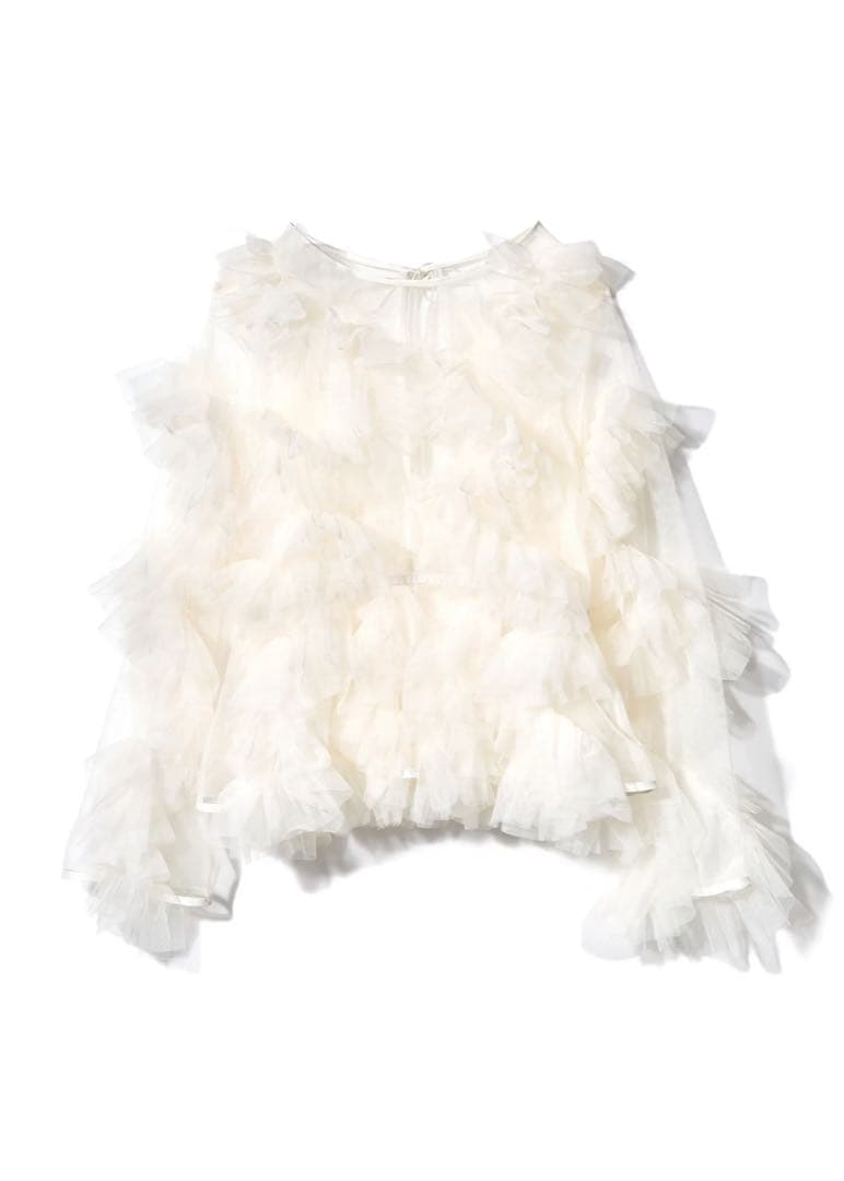 トップス NOTRE emor tulle veil tops