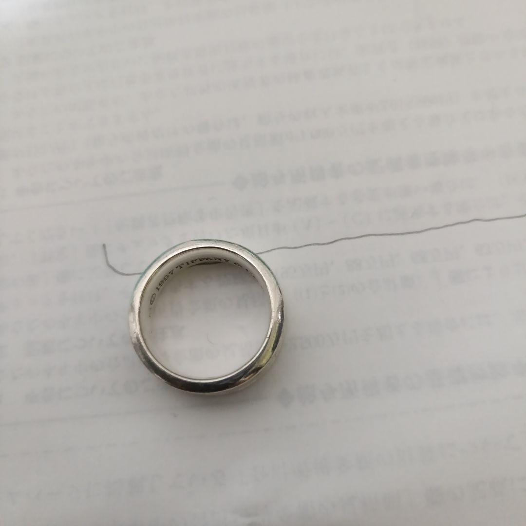 TIFFANY ティファニー　ナロー リング　10号　シルバー