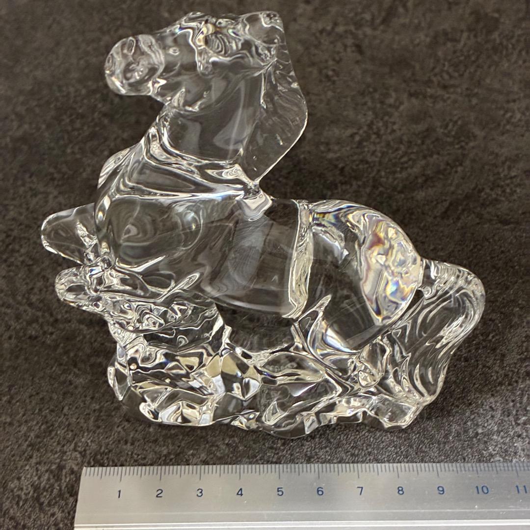 バカラ 干支 馬 クリスタルガラス 置き物 オブジェ 箱付き Baccarat