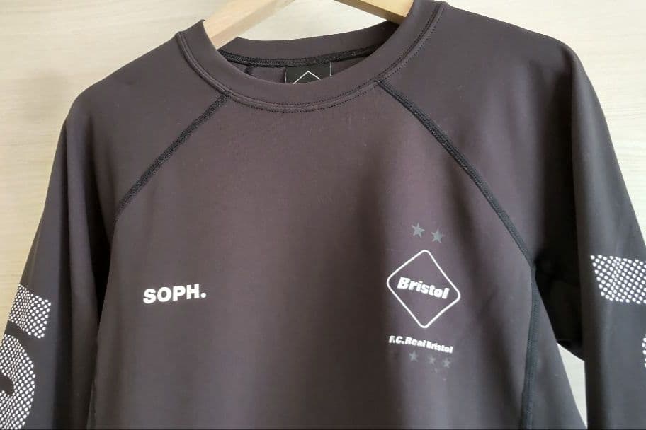 美品 FCRB ブリストル CREW NECK TOP クルーネック トップ S