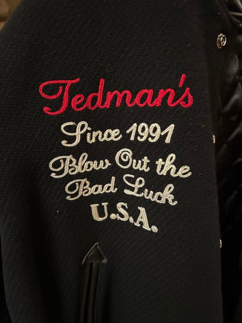 絶版ビンテージ★テッドマン300着限定スタジアムジャンパーシリアルナンバー付き