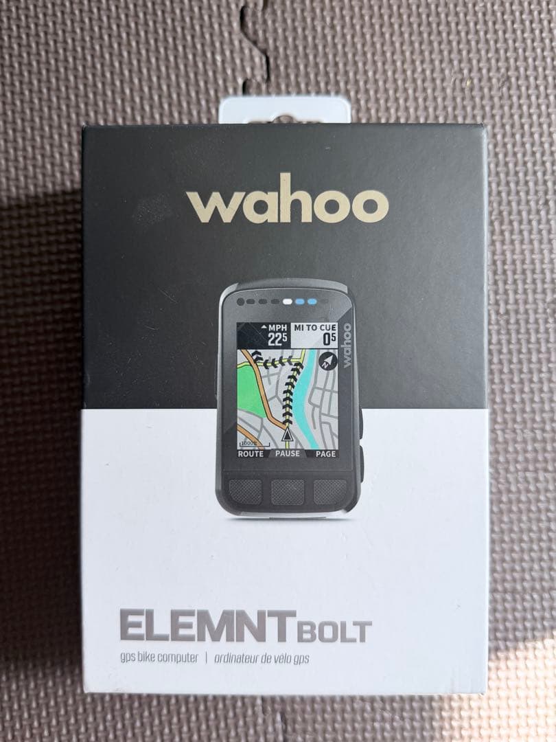 Wahoo ELEMENT BOLT V2 心拍計付き