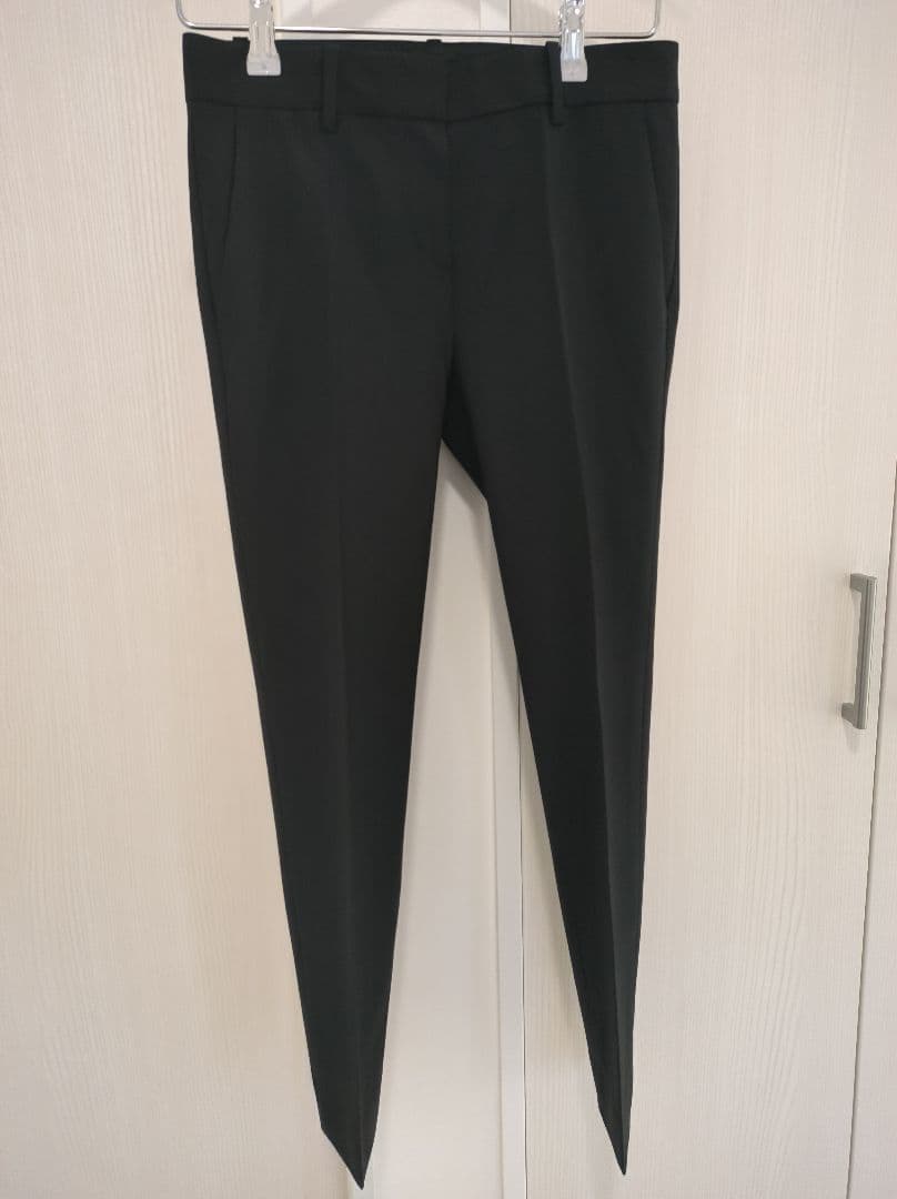 美品✨ノーカラー セットアップ パンツ LANAIスーツ ブラック 00