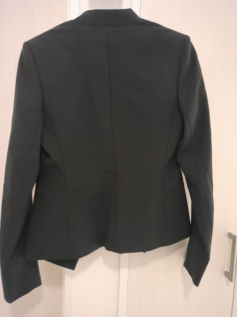 美品✨ノーカラー セットアップ パンツ LANAIスーツ ブラック 00