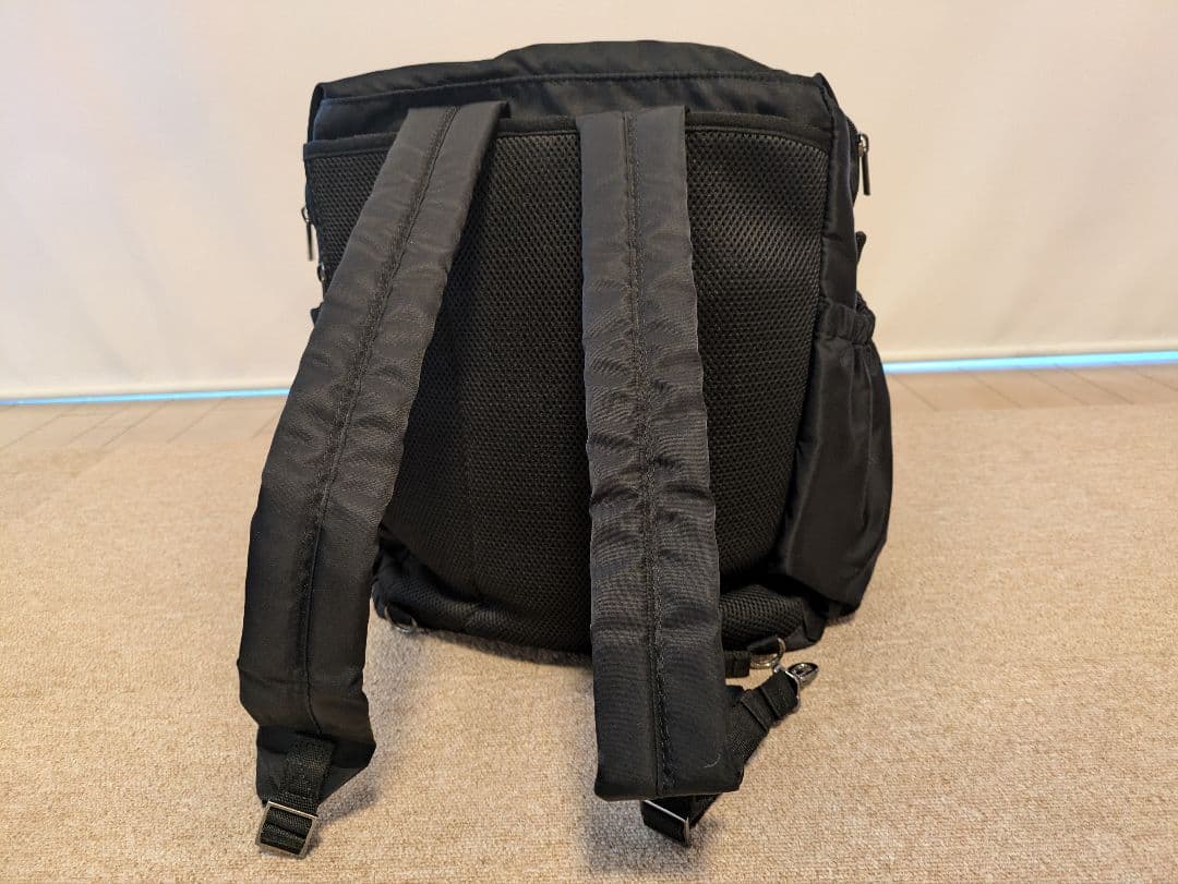 美品　agnès b. マザーズバッグ 黒