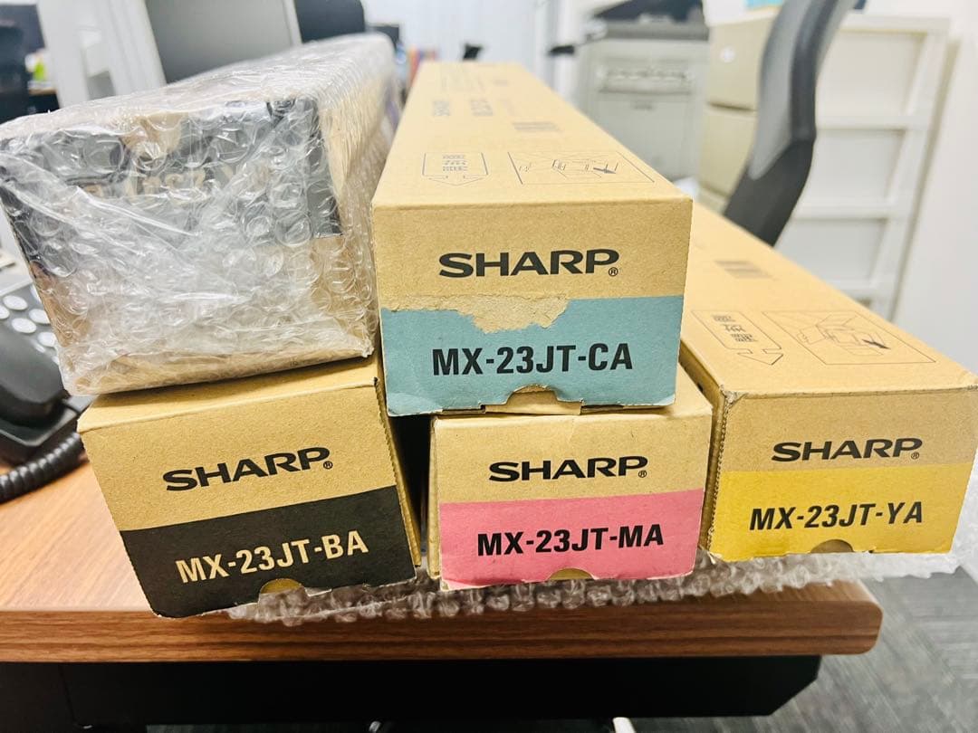 シャープ 業務用プリンター タッチパネル式　複合機　高田馬場駅　受取