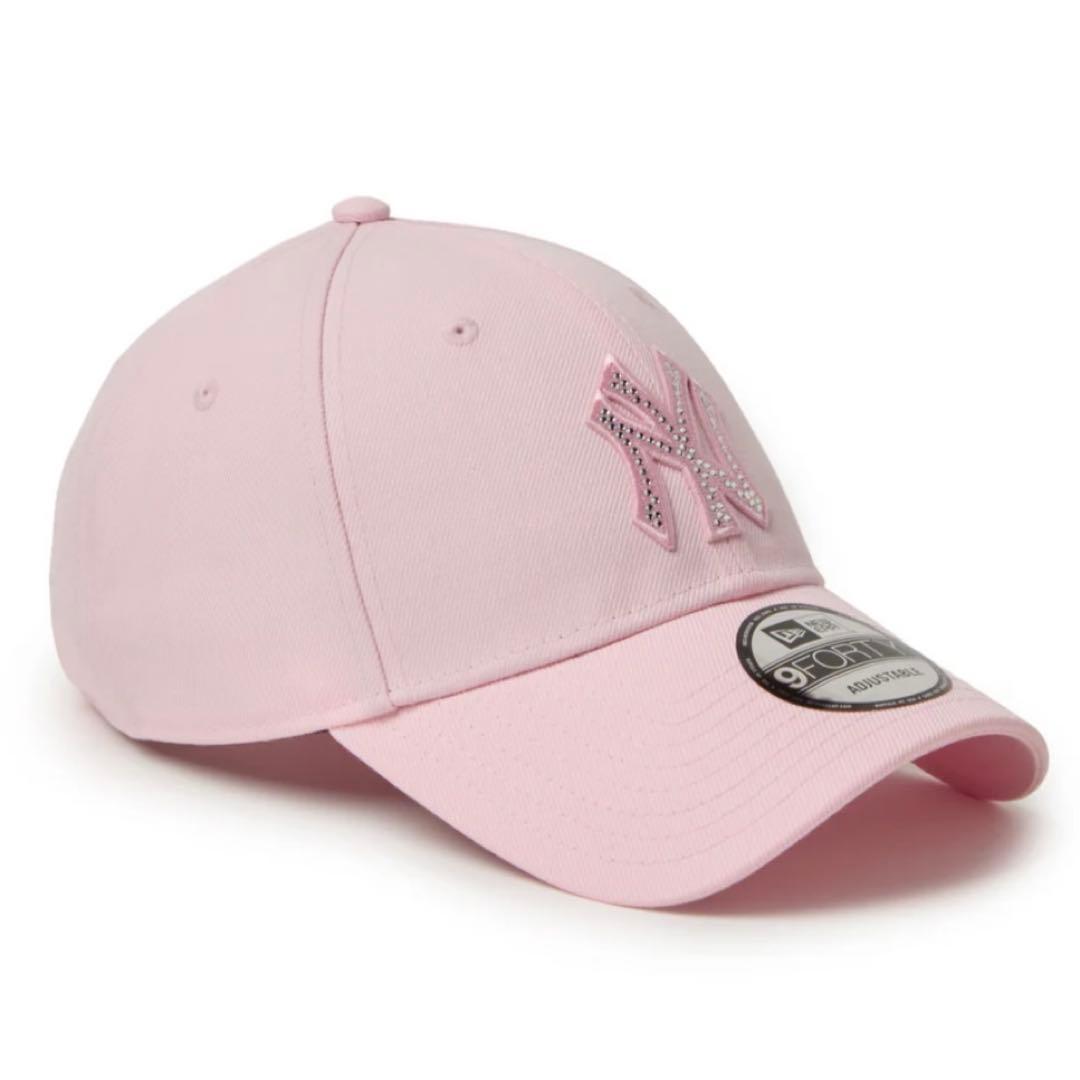 9FORTY newera ニューエラ ラインストーン ピンク　ヤンキース
