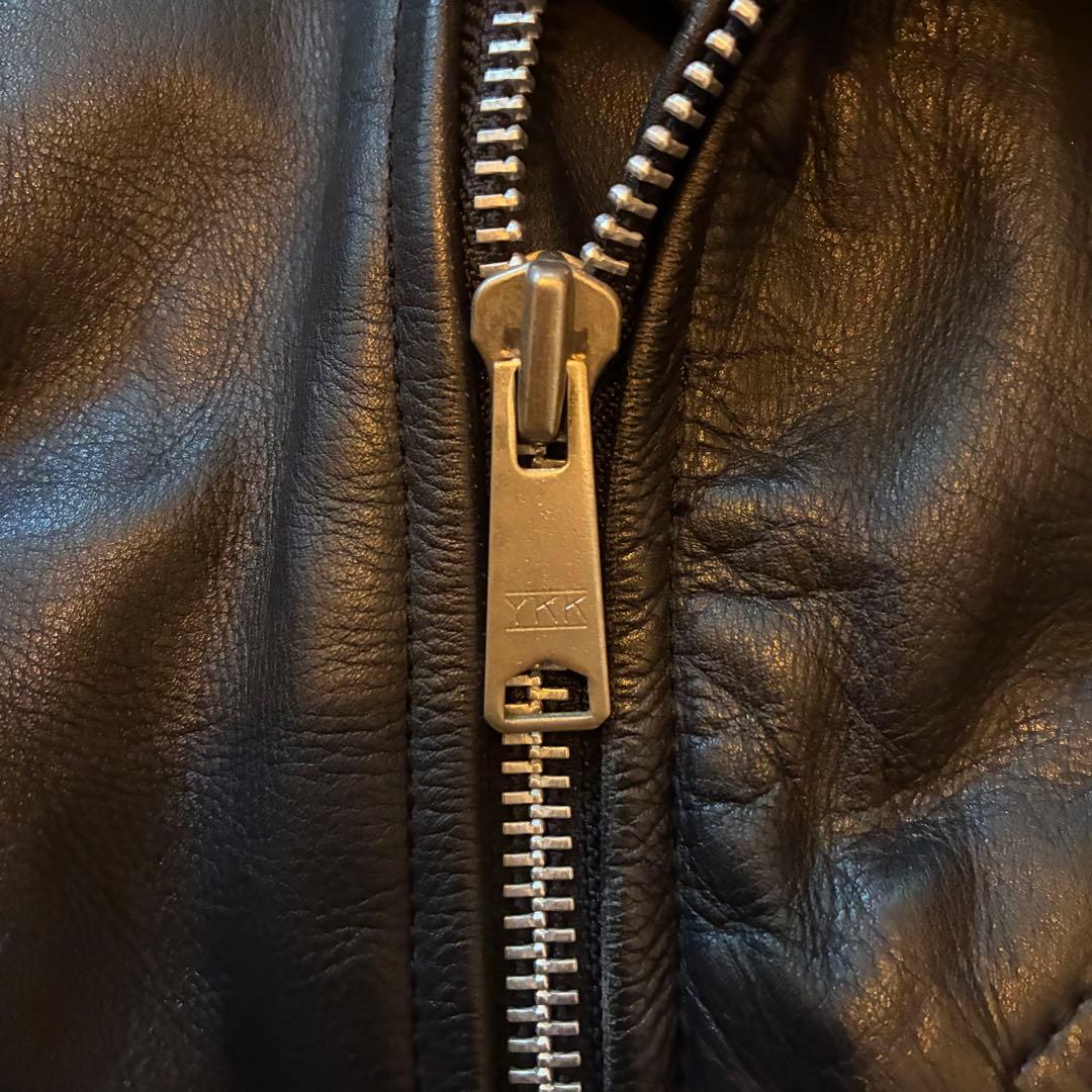 80s vintage umr レザーダブルライダースジャケット 古着