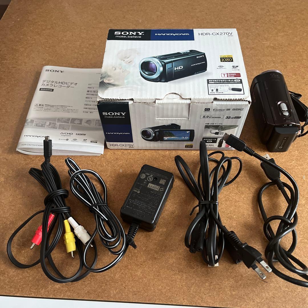 ビデオカメラ SONY HANDYCAM GDR-CX270V LUMIX DMC-FH5