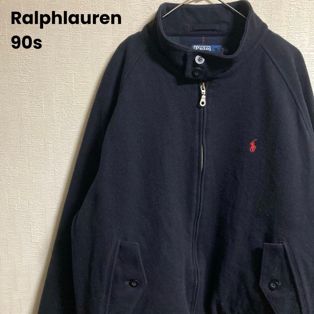 90s POLO by Ralphlauren ウール ドリズラージャケット
